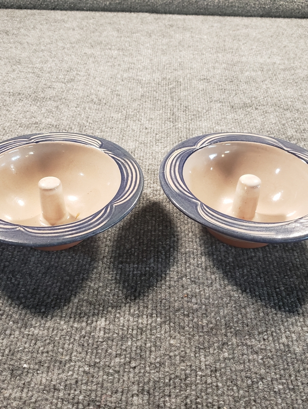 SET OF 2 The Original Apple Baker STONEWARE Baking Dish PARIS, MAINE Handmade